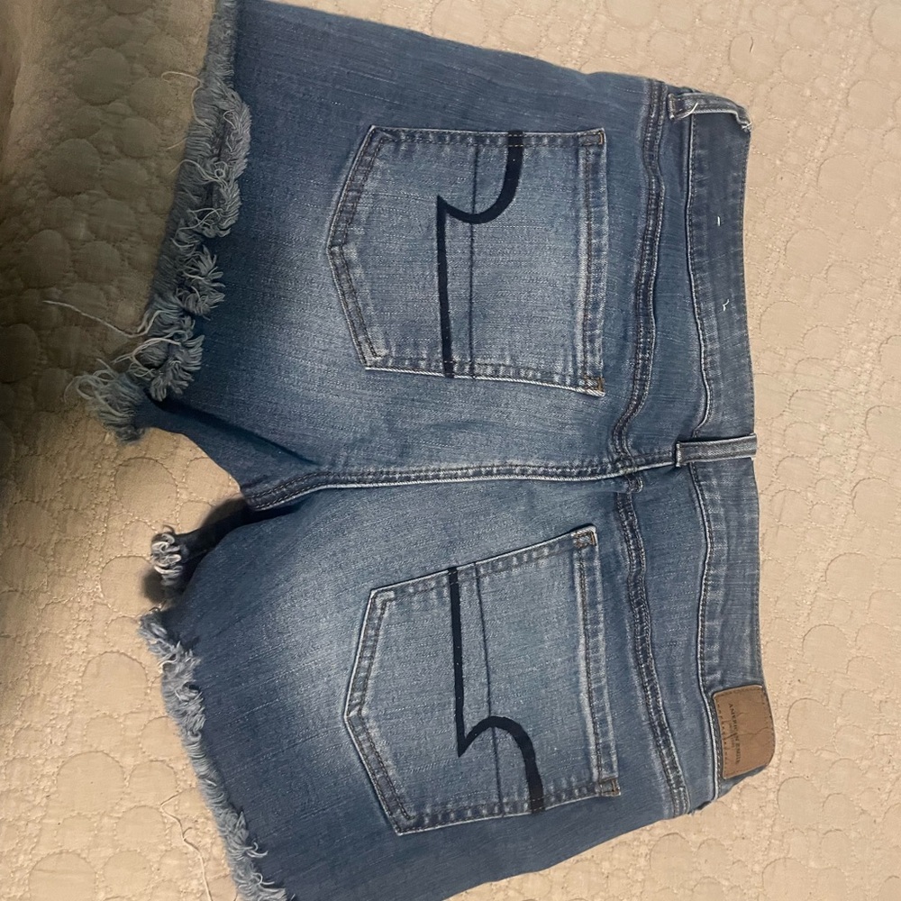 American eagle blue Jean shorts size 14